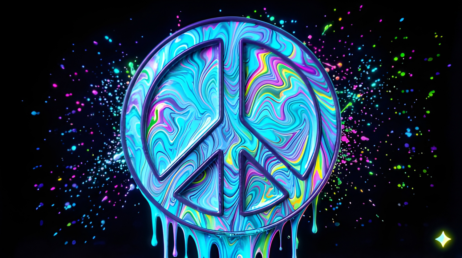 Peace Color Splash